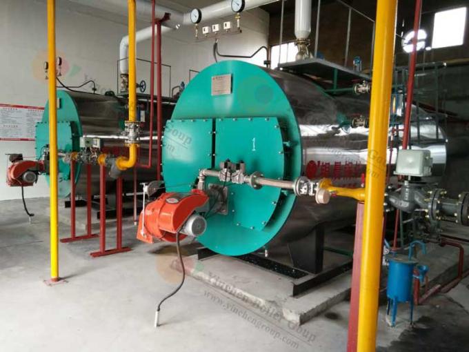 30-1300hp industriële Boilers Met gas/de Textielindustrie Horizontale Stoomketel