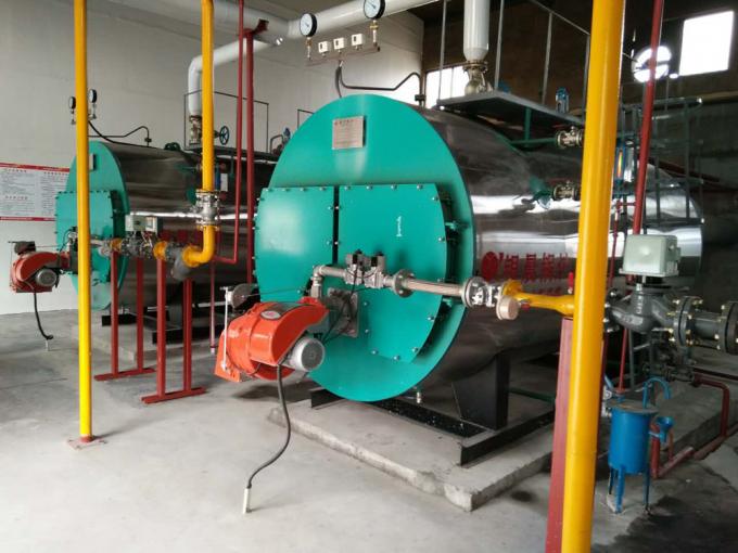 Het Warme waterboiler Met gas van drie Pas Industriële Stoomketels voor Farmaceutische Industrie