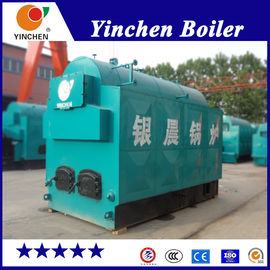 Textile Industry Fire And Water Tube Boiler / Coal Wood Pellet Fired Steam Boiler